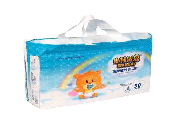 OEMの伸縮性があるベルトの極度の吸収性の赤ん坊のおむつSは魔法テープを形づける