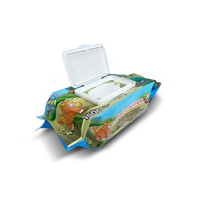 純粋な非編まれた200*150mm Ecoの友好的なぬれたワイプ防腐剤を湿めさせない