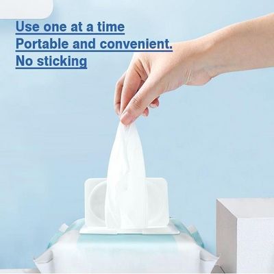 Eco非苛立たせている友好的な有機性Flushableの赤ん坊のワイプのアロエ ヴィエラ80pcs