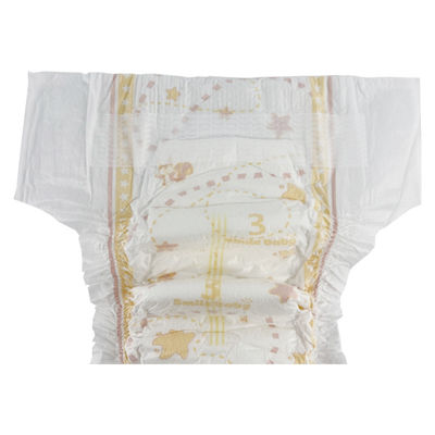 色はClothlike BacksheetのNonwoven使い捨て可能な赤ん坊のおむつのズボンを印刷した