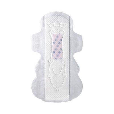 飛んだ綿の女らしいパッド245mm日の使用女性生理用ナプキン