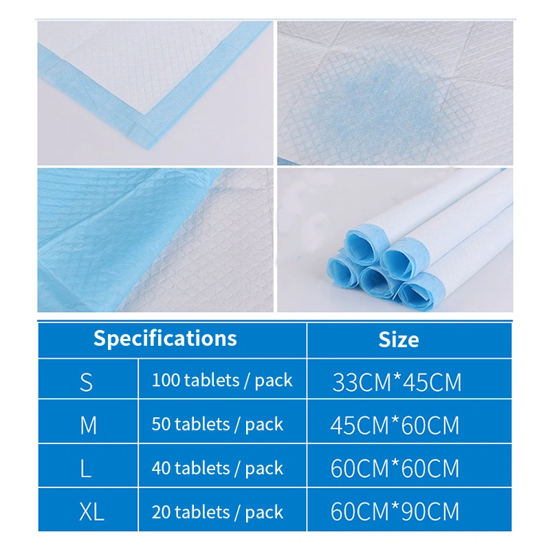 使い捨て可能な吸収性のPretectiveのベッド パッドのNon-Woven不節制ペットUnderpad